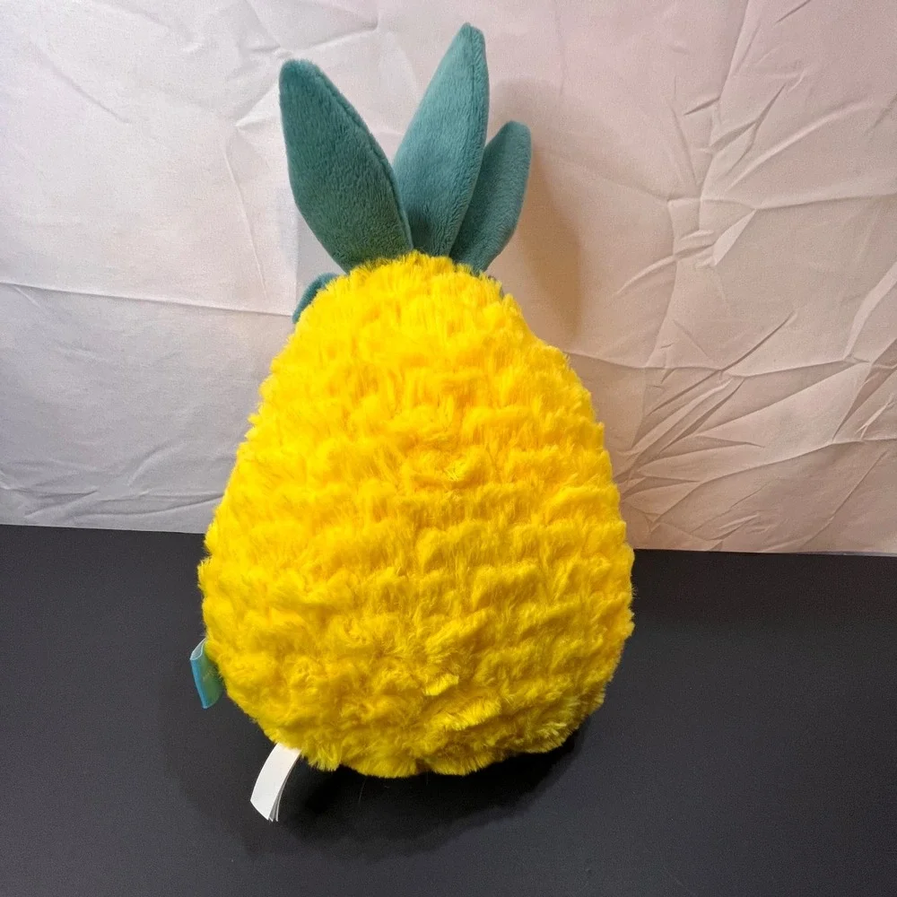 Hallmark Small‎ Pineapple Plush Kids Yellow Excellent Tropical Shaggy Toy